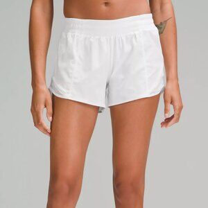 Lululemon White Shorts 4" inseam Size 6 (run small)